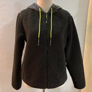 Sherpa Fleece Full Zip Hooded Jacket